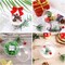 Clear Ornament Ball Craft Set, 35 Pack Fillable Plastic Balls Christmas Ornaments with DIY Accessories for Christmas Tree Ornaments New Year Holiday Party Home Wedding Decoration